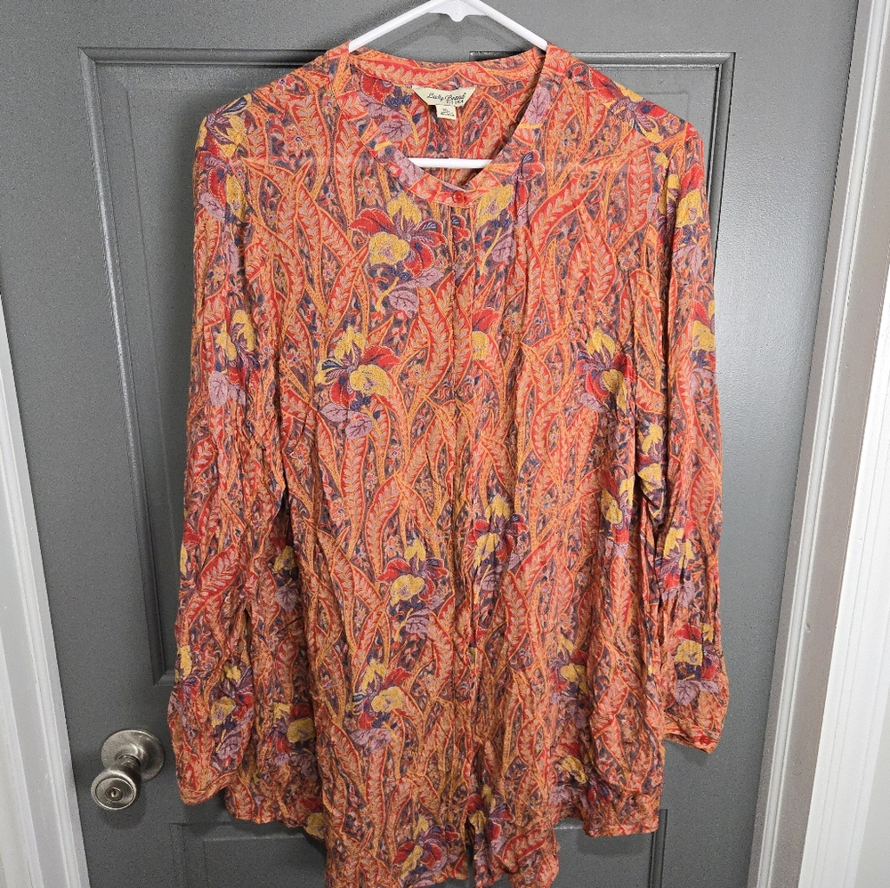 Paisley Floral Bohemian Blouse